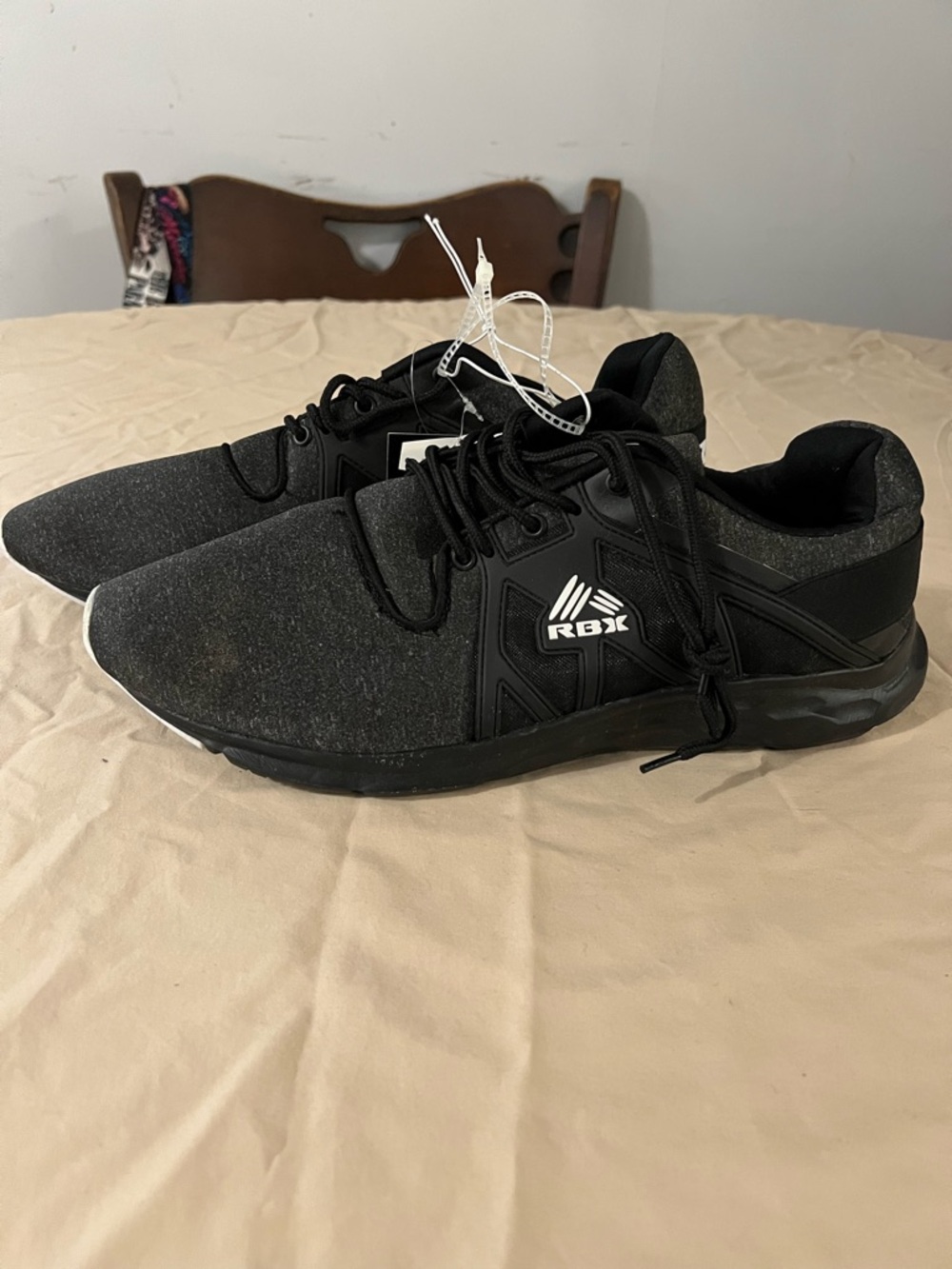 RBX Men's Black Athletic Running Sneakers